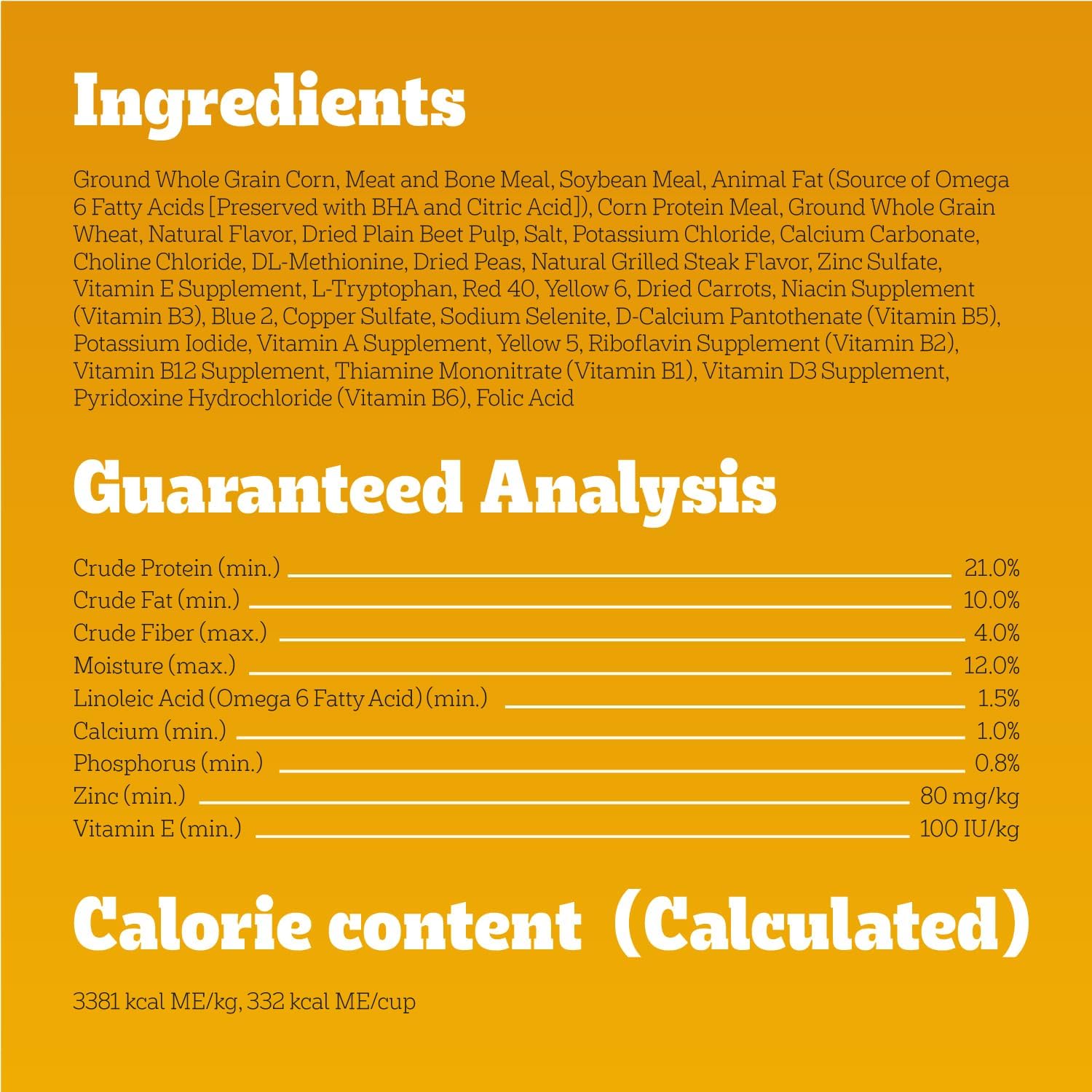 Pedigree Complete Nutrition Adult Dry Dog Food, Grilled Steak & Vegetable Flavor, 18 lb. Bag - Image 8