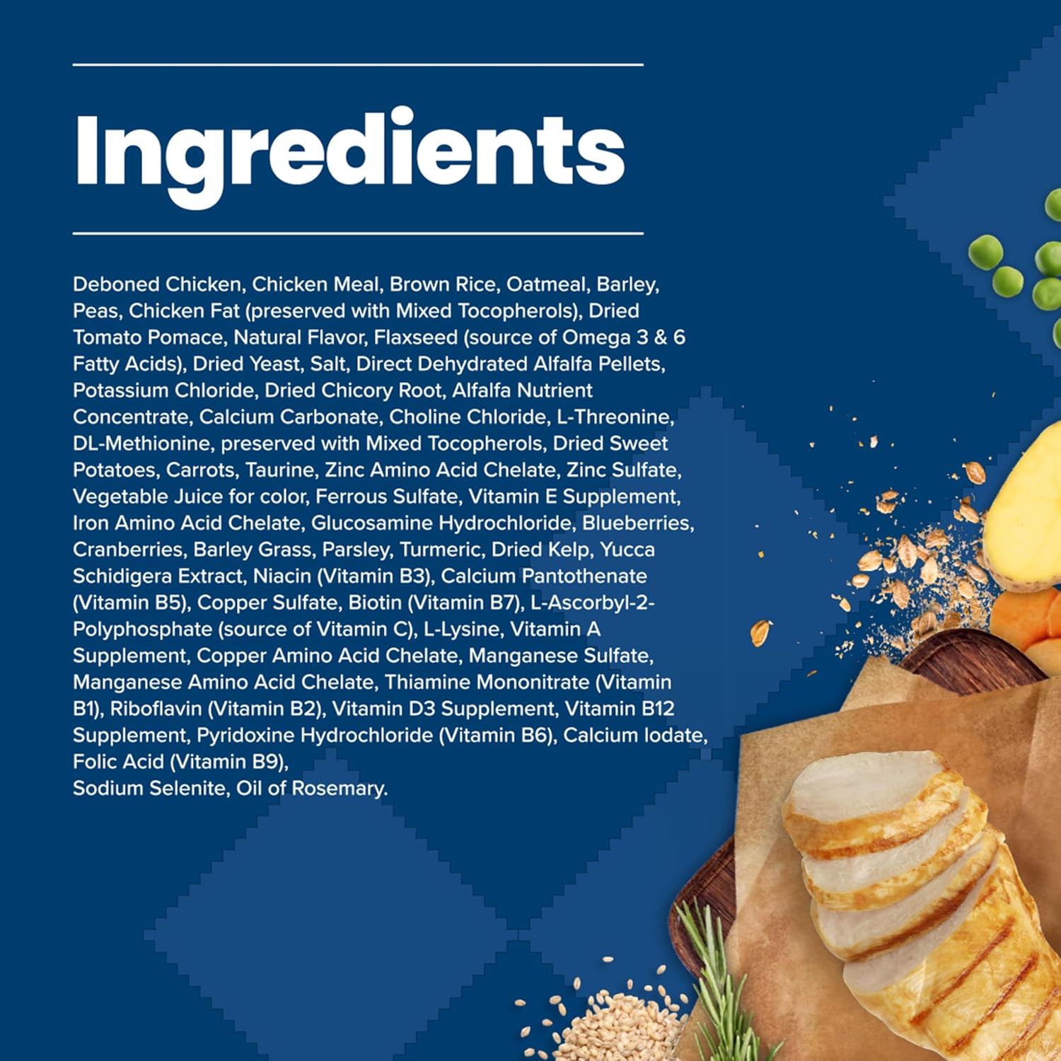 Blue Buffalo Life Protection Formula Adult Dry Dog Food, Helps Build and Maintain Strong Muscles, Made with Natural Ingredients, Chicken & Brown Rice Recipe, 30-lb. Bag - Image 6