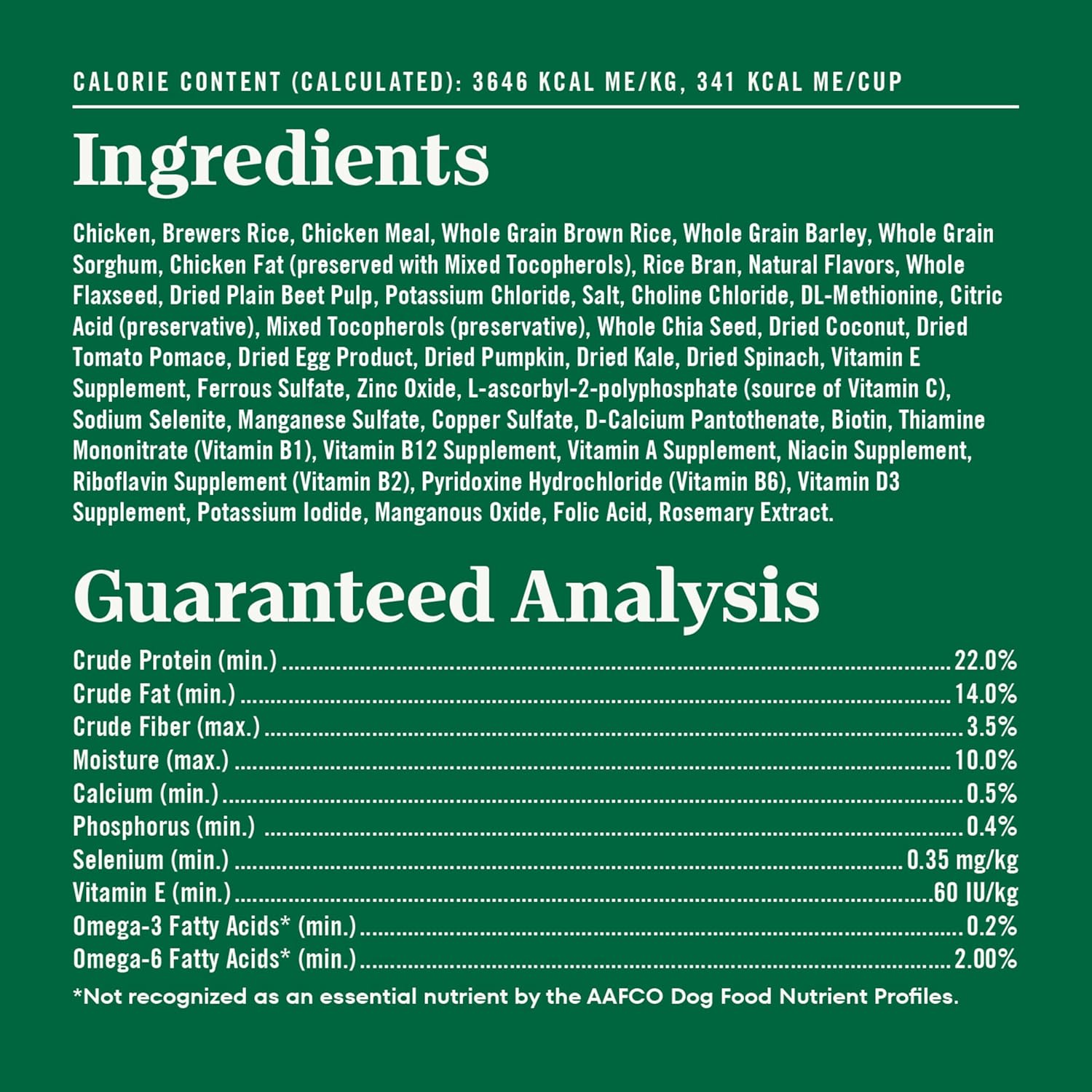 Nutro Natural Choice Chicken & Brown Rice Adult Dry Dog Food Recipe, 30 lb. Bag - Image 5