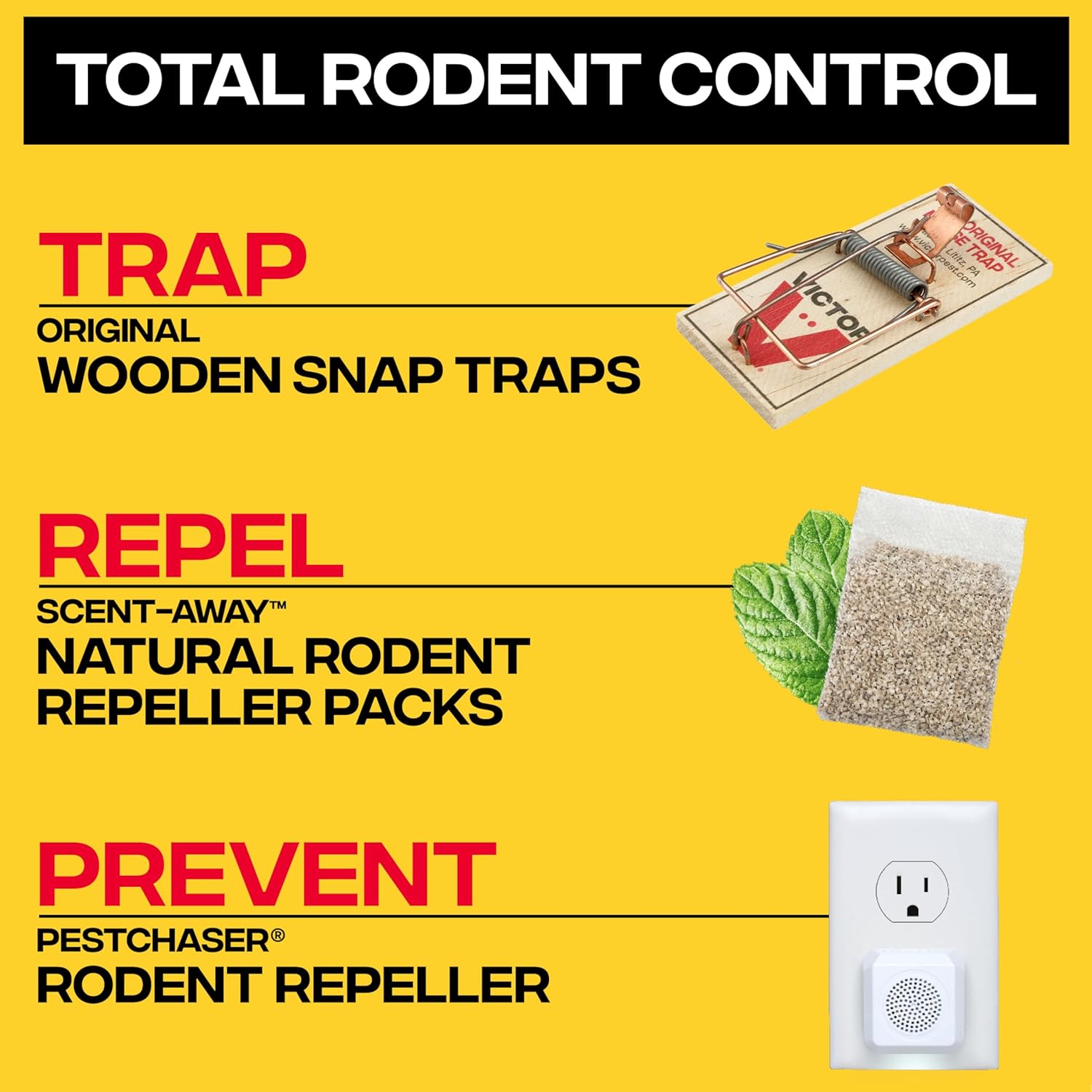 Victor Mouse Traps M150-12, Metal Pedal, Sustainably Sourced FSC Wood, Wooden Mouse Traps, 12 Metal Pedal Traps - Image 7