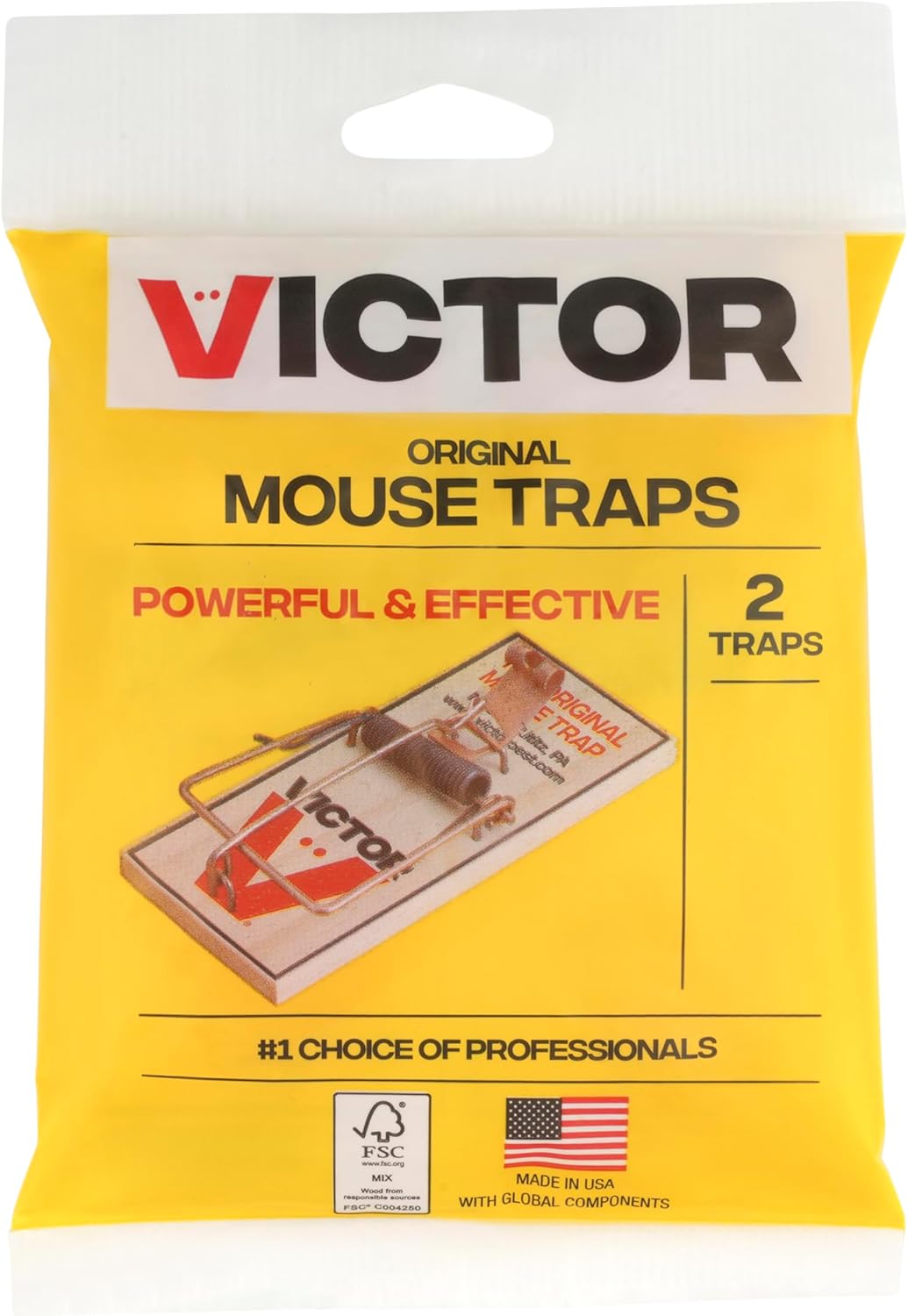 Victor Mouse Traps M150-12, Metal Pedal, Sustainably Sourced FSC Wood, Wooden Mouse Traps, 12 Metal Pedal Traps - Image 11