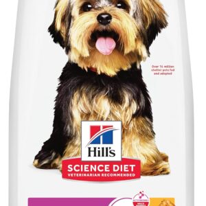 Hill's Science Diet Small & Mini, Adult 1-6, Small & Mini Breeds Premium Nutrition, Dry Dog Food, Chicken & Brown Rice, 4.5 lb Bag