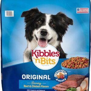 Kibbles 'n Bits Original Savory Beef & Chicken Flavor Dry Dog Food, 31 Pound Bag