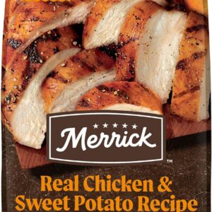 Merrick Premium Grain Free Dry Adult Dog Food, Wholesome And Natural Kibble With Real Chicken And Sweet Potato - 22.0 lb. Bag
