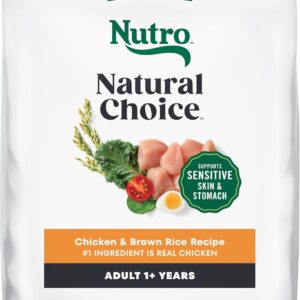 Nutro Natural Choice Chicken & Brown Rice Adult Dry Dog Food Recipe, 30 lb. Bag
