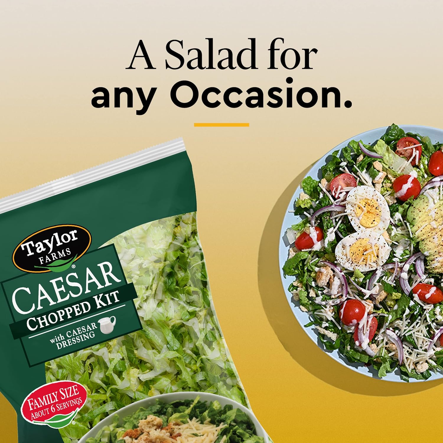 Taylor Farms Caesar Family Size Chopped Kit - Image 4