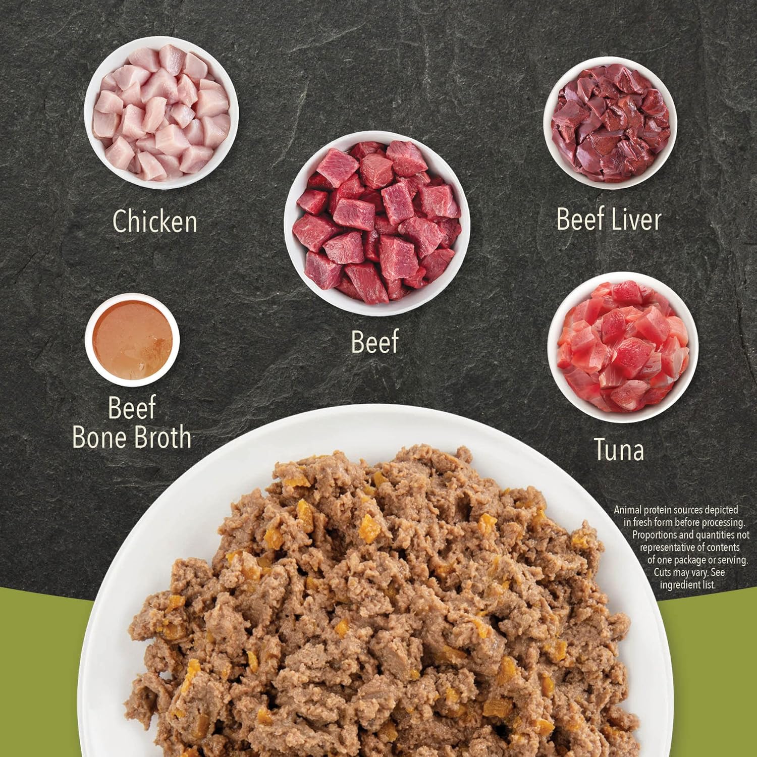 ACANA Premium Pate Wet Cat Food in Bone Broth Beef Chicken + Tuna Recipe 3oz Cans (24 count) - Image 4