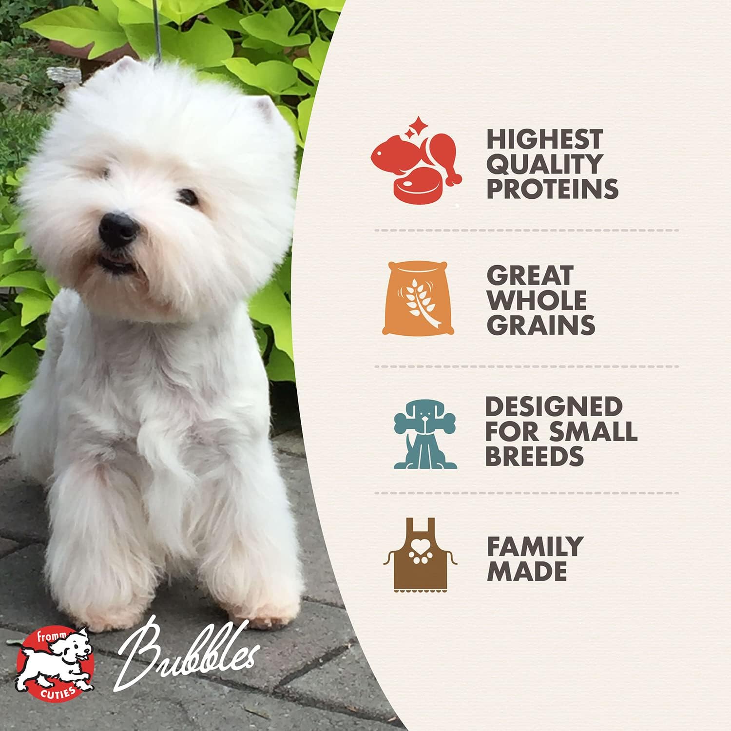 Fromm Small Breed Adult Gold Premium Dry Dog Food - Dry Adult Dog Food for Small Breeds - Chicken Recipe - 5 lb - Image 3