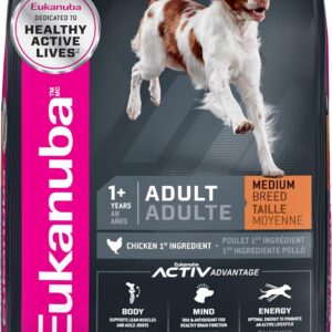 Eukanuba Adult Medium Breed Dry Dog Food, 30 lb Bag