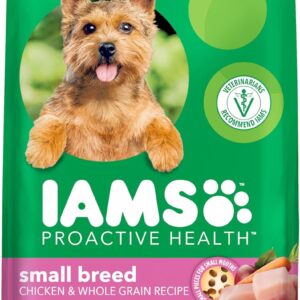 IAMS Proactive Health Small Breed Dog Food Dry with Real Chicken, 7 lb. Bag
