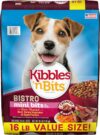 Kibbles 'n Bits Bistro Mini Bits Small Breed Dry Dog Food, Oven Roasted Beef, Spring Vegetable & Apple Flavors for Adult Dogs, 16 lb. Bag