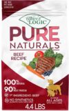 Nature’s Logic Pure Naturals™ 100% Natural Beef Recipe Synthetic-Free Dry Dog Food, 4.4 lbs