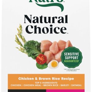 Nutro Natural Choice Small Breed Dog Food Dry, Chicken & Brown Rice Recipe, 5 lb. Bag