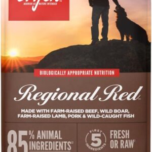 ORIJEN Grain Free Poultry Free High Protein Dry Dog Food Regional Red Recipe 23.5lb Bag