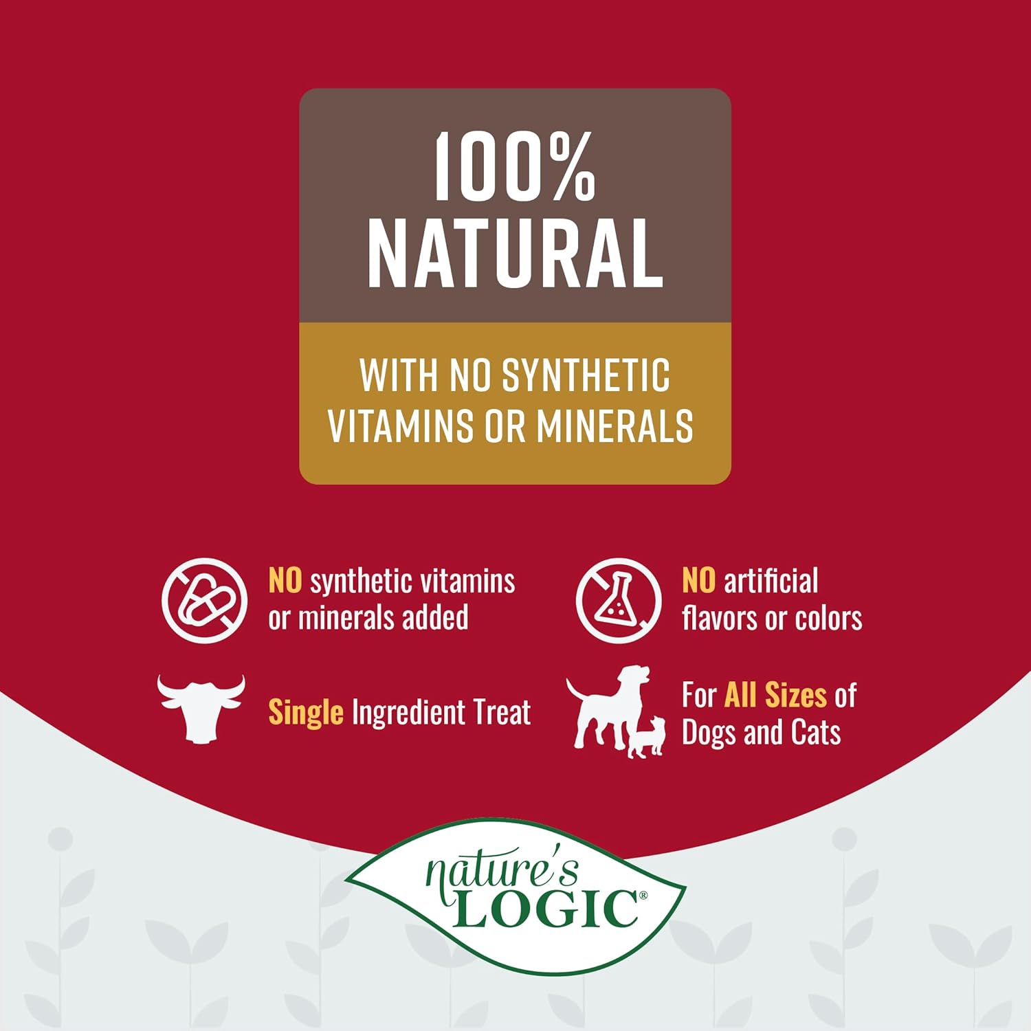 Nature's Logic Beef Lung treat Bites, 1lb, 1 Pack - Image 5