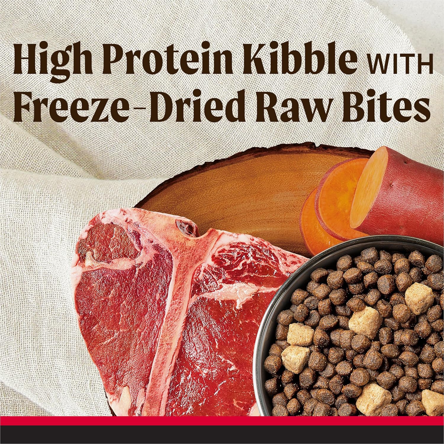 Merrick Backcountry Grain Free Dry Adult Dog Food Kibble With Freeze Dried Raw Pieces, Great Plains Red Recipe - 20.0 lb. Bag - Image 6