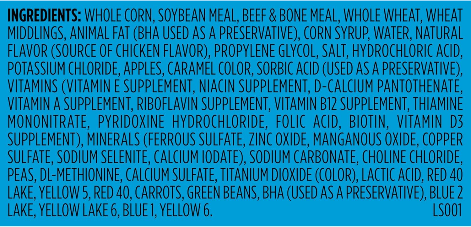 Kibbles ‘n Bits Bistro Mini Bits Small Breed Dry Dog Food, Oven Roasted Beef, Spring Vegetable and Apple Flavors for Adult Dogs, 3.5 lb. Bag (Pack of 4) - Image 8