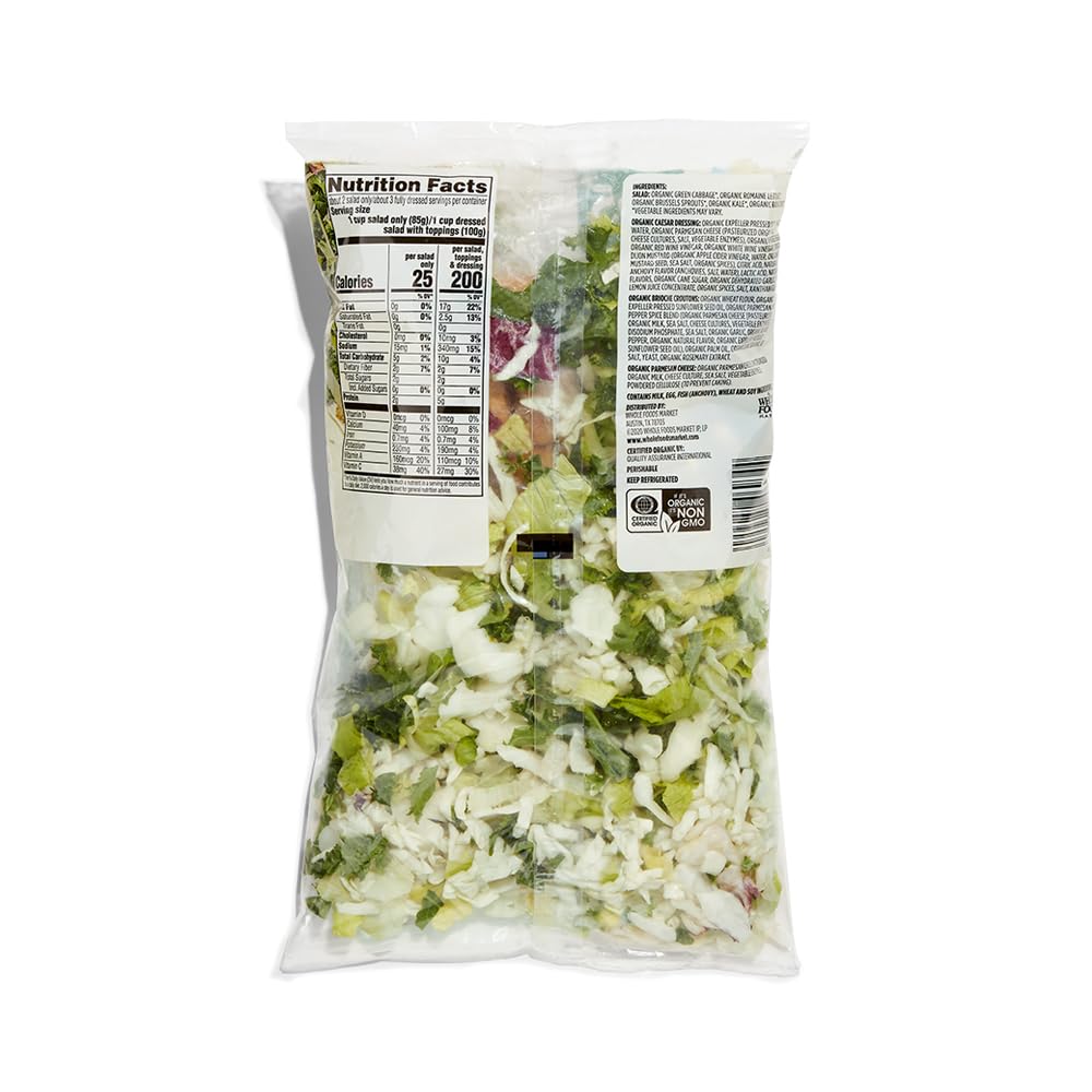 365 by Whole Foods Market, Organic Salad Kit - Kale Caesar, 9.25 oz - Image 2
