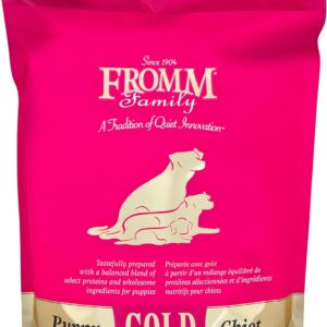 Fromm Puppy Gold Premium Dry Dog Food - Dry Puppy Food for Medium & Small Breeds - Chicken Recipe - 5 lb
