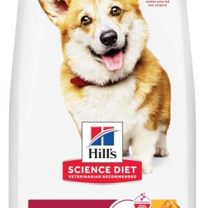 Hill's Science Diet Adult 1-6, Adult 1-6 Premium Nutrition, Small Kibble, Dry Dog Food, Chicken & Barley, 35 lb Bag