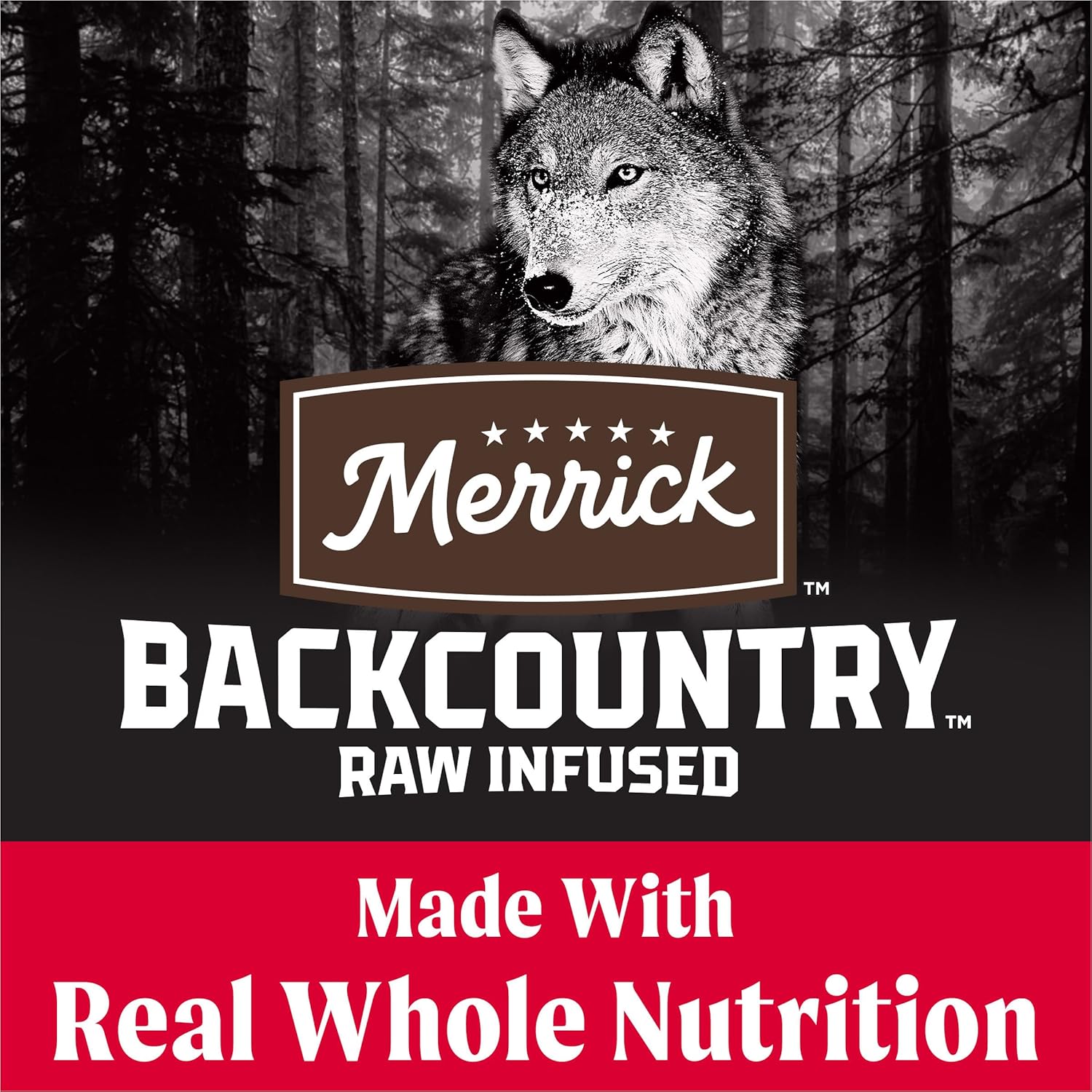 Merrick Backcountry Grain Free Dry Adult Dog Food Kibble With Freeze Dried Raw Pieces, Great Plains Red Recipe - 20.0 lb. Bag - Image 2