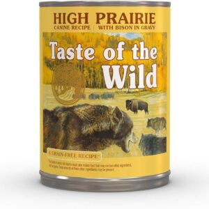 Taste of the Wild High Prairie Canine Recipe with Bison in Gravy Canned Dog Food, 13.2-oz, Case of 12