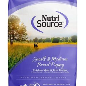 Tuffy'S Pet Food Nutrisource 1.5-Pound Chicken And Rice Formula Breed Dry Puppy Food, Small/Medium