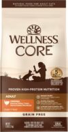 Wellness CORE Adult Dry Cat Food for Indoor & Outdoor Cats, Grain-Free, Natural, Original Turkey, Turkey Meal & Chicken (5 Pound Bag)