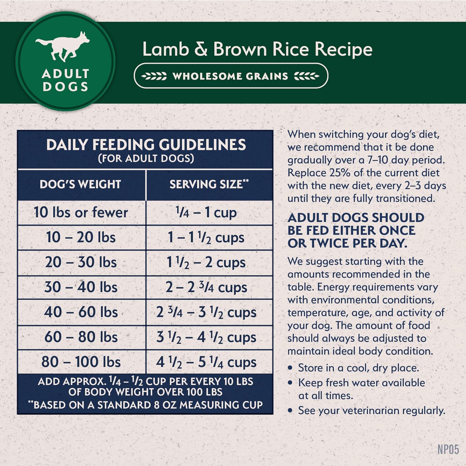 Natural Balance Limited Ingredient Adult Dry Dog Food with Healthy Grains, Lamb & Brown Rice Recipe, 12 Pound (Pack of 1) - Image 9