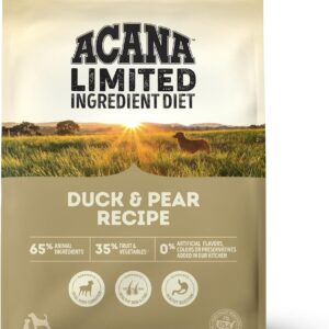ACANA Singles Limited Ingredient Grain Free High Protein Dry Dog Food Duck & Pear Recipe 4.5lb Bag