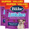 Bil-Jac Little Jacs Small Dog Training Treats, Chicken Flavor, Made with Chicken Liver, 16oz (2-Pack)