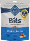 Blue Buffalo Bits Soft Dog Treats for Training, Made with Natural Ingredients & Enhanced with DHA, Chicken Recipe, 19-oz Bag