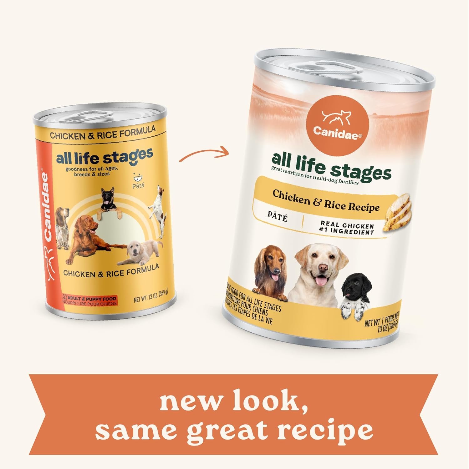Canidae All Life Stages Premium Wet Dog Food for All Breeds, All Ages, Chicken & Rice Recipe, 13 oz. (Case of 12) - Image 2