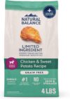 Natural Balance Limited Ingredient Small Breed Adult Grain-Free Dry Dog Food, Chicken & Sweet Potato Recipe, 4 Pound (Pack of 1)