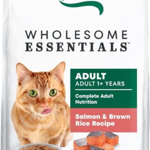 Nutro Wholesome Essentials Dry Cat Food, Adult Cat Food Dry Salmon & Brown Rice Recipe, 5 lb. Bag