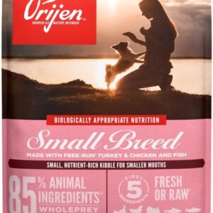 ORIJEN Grain Free High Protein Dry Dog Food Small Breed Recipe 10lb Bag
