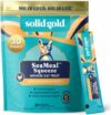 Solid Gold Lickable Cat Treats - Limited Ingredient Chicken SeaMeal™ Squeezable Healthy Cat Treats for Indoor Cats - Snack & Topper Squeeze Ups for Cats w/Seaweed for Gut & Immune Support - 3oz/30ct