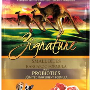 Zignature Kangaroo Limited Ingredient Formula Dry Dog Food Small Bites Dry Dog Food 4lb