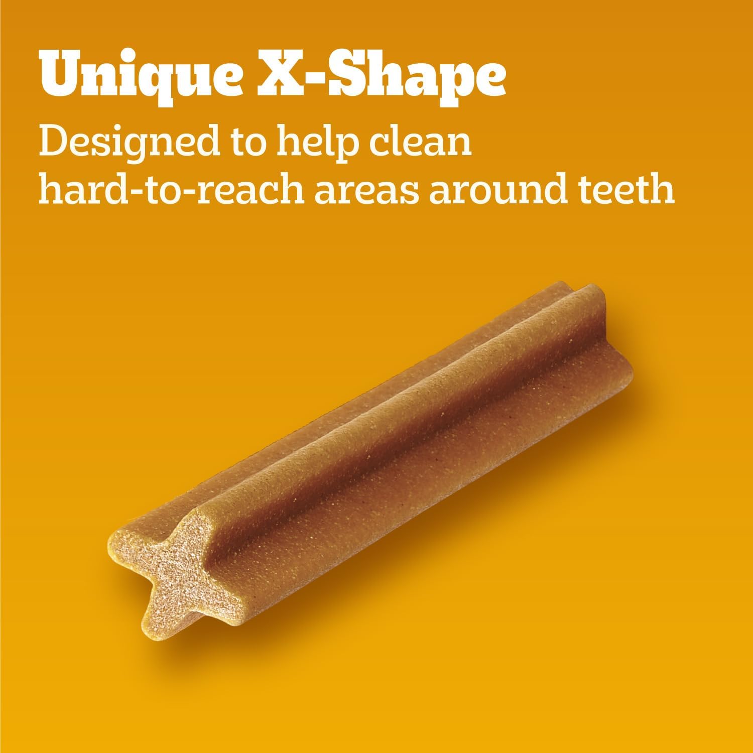 Pedigree Dentastix Large Dog Treats, Original Flavor with Real Chicken, 2.08 lb. Bag (40 Treats Total) - Image 3