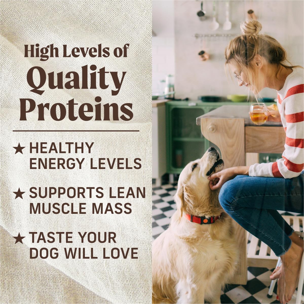 Merrick Grain Free Wet Dog Food, Premium Gluten Free Canned Variety Pack, Beef, Chicken and Turkey Recipes - (Pack of 12) 12.7 oz. Cans - Image 7