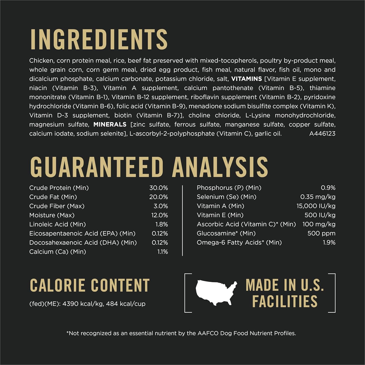 Purina Pro Plan Sport Performance 30/20 Chicken and Rice Formula High Protein Dog Food - 48 lb. Bag - Image 4