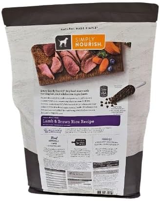 SIMPLY NOURISH Small Breed Adult Lamb and Brown Rice Dry Dog Food, 5 Pound Bag - Image 4
