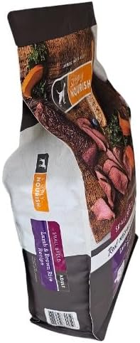 SIMPLY NOURISH Small Breed Adult Lamb and Brown Rice Dry Dog Food, 5 Pound Bag - Image 5
