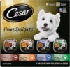 Cesar Home Delights Adult Wet Dog Food, Pot Roast with Spring Vegetables, Beef Stew, Turkey, Green Beans, & Potatoes, and Hearty Chicken & Noodle Dinner in Sauce Variety Pack, 3.5 oz. 24 Count