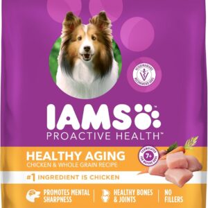 IAMS Proactive Health Dry Dog Food, Large Breed Mature Premium Adult Dog Food for Large Breeds, 29.1 lb. Bag