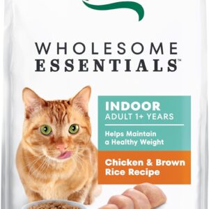 Nutro Wholesome Essentials Dry Cat Food, Indoor Cat Food Dry Chicken & Brown Rice Recipe, 14 lbs.