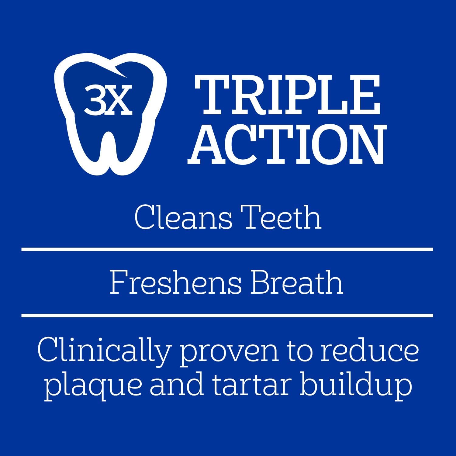Pedigree Dentastix Small & Medium Breed Dog Treats, Original with Real Chicken, Dog Dental Treats, 21.1 oz. Bag (45 Treats Total) - Image 2