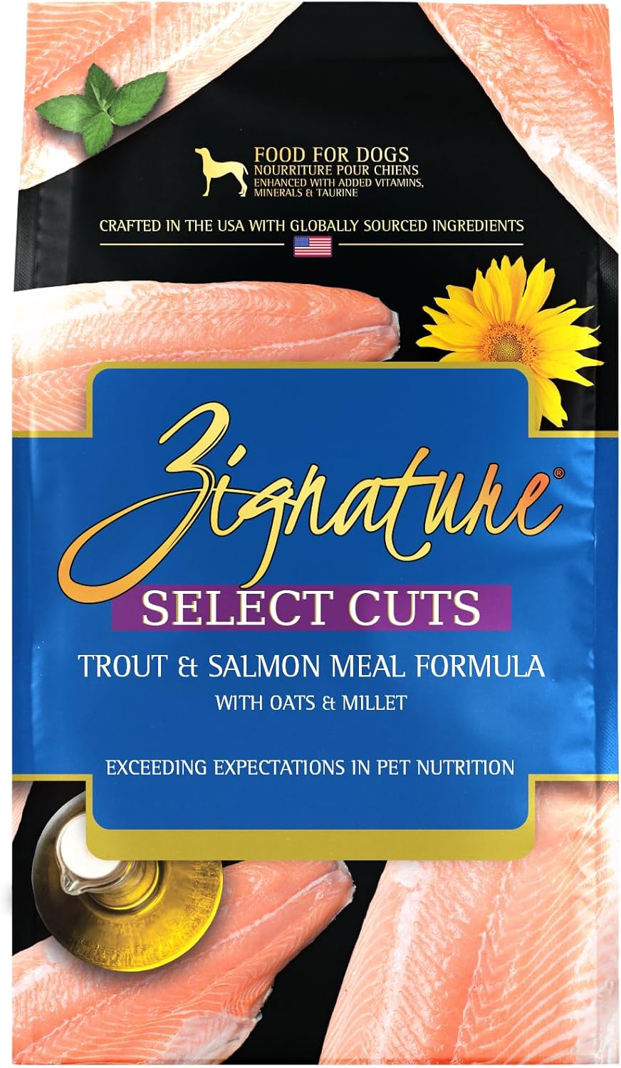 Zignature Select Cuts Trout & Salmon Formula Dry Dog Food 4lb