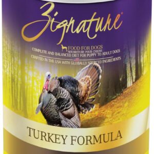 Zignature Turkey Formula Grain-Free Wet Dog Food 13oz, case of 12