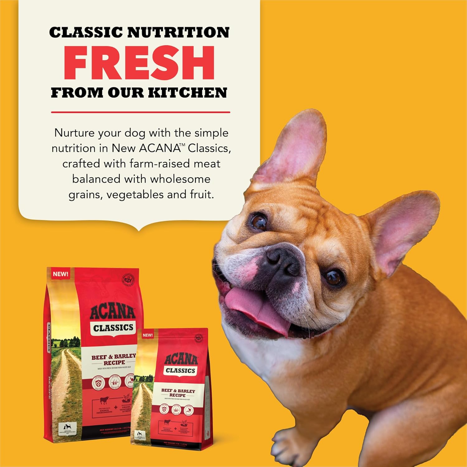 ACANA Classics Dry Dog Food Beef and Barley Recipe 22.5lb Bag - Image 6